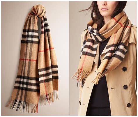 how to tell a fake burberry cashmere scarf|burberry cashmere check scarf beige.